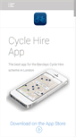 Mobile Screenshot of cyclehireapp.com